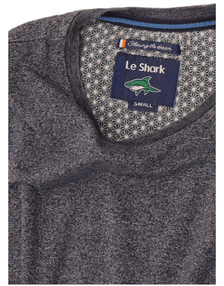 T-shirt da uomo Le Shark Top piccola grigia chiazzata