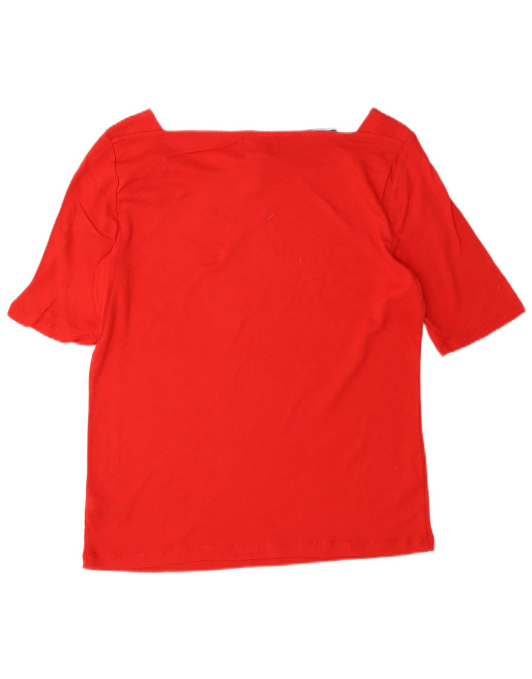 Chaps Donna Classica Camicetta Top UK 16 Grande Cotone Rosso