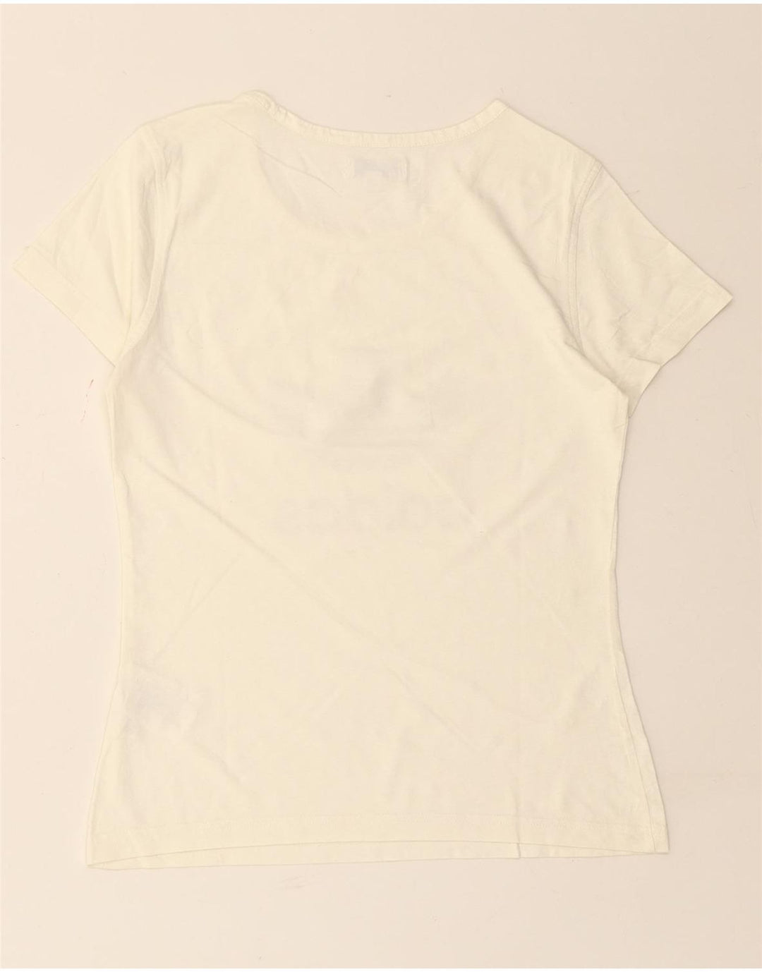 T-shirt grafica da donna ADIDAS Top IT 42 cotone bianco medio