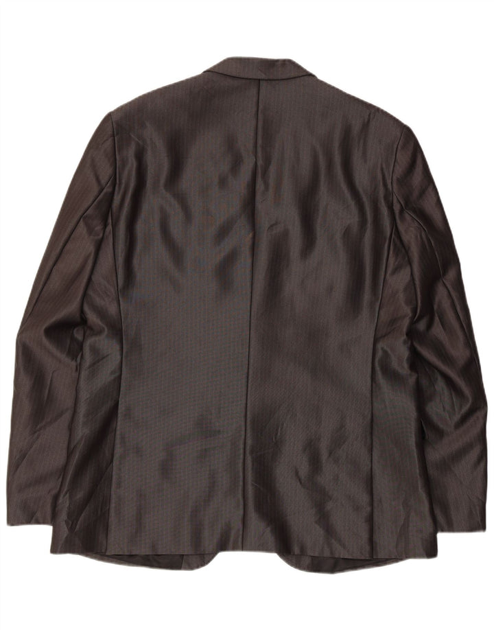 Abito da uomo 3 pezzi Angelo Litrico EU 54 2XL W38 L30 Gessato grigio classico