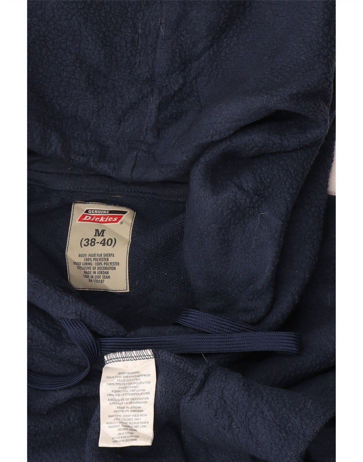Maglione in pile con cappuccio da uomo Dickies UK 38/40 poliestere medio blu navy