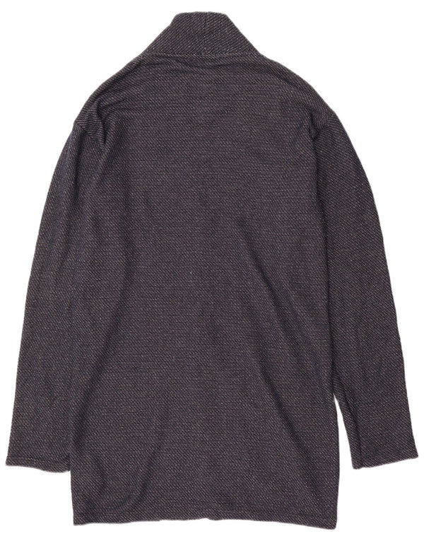 Maglione cardigan da uomo Zara XL poliestere blu navy