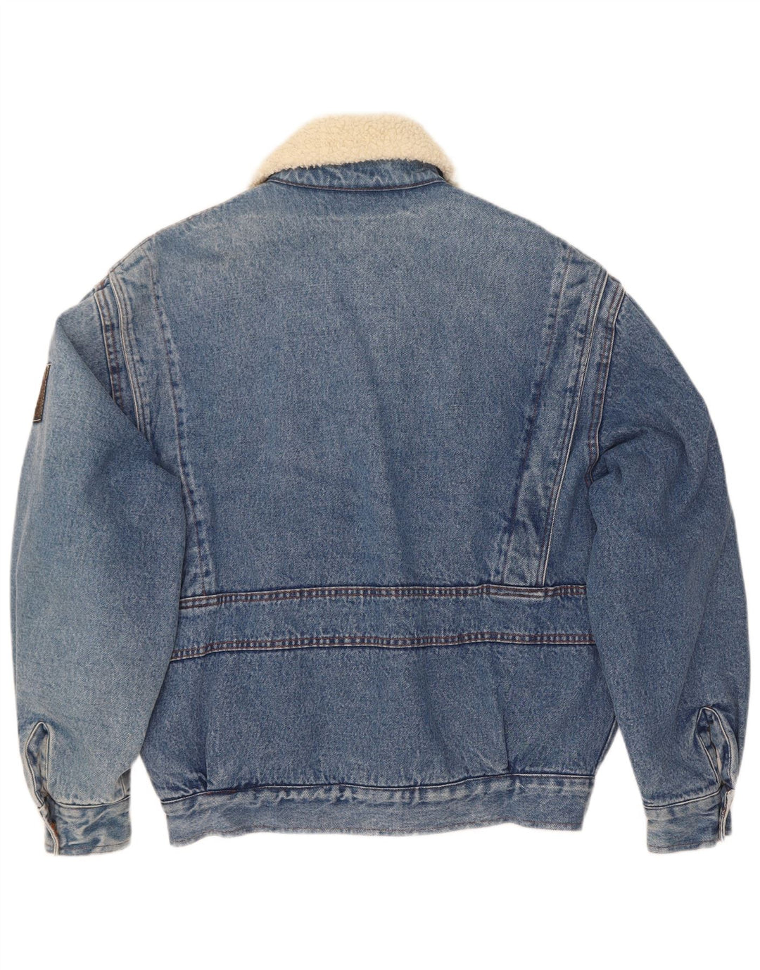 Giacca da aviatore da volo Mash Sherpa Denim da uomo IT 48/50 Blu medio