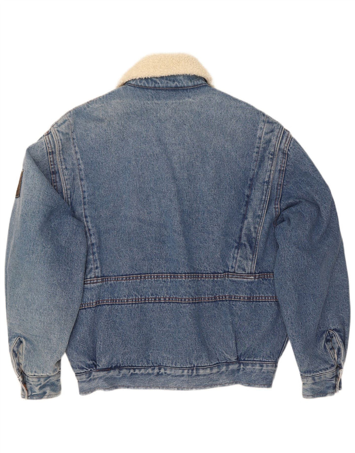 Giacca da aviatore da volo Mash Sherpa Denim da uomo IT 48/50 Blu medio