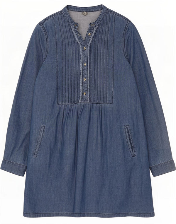 Camicia di jeans a maniche lunghe per bambina Zara 13-14 anni in cotone blu