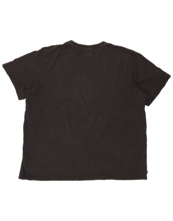 T-shirt grafica da uomo Adidas Top 2XL cotone nero