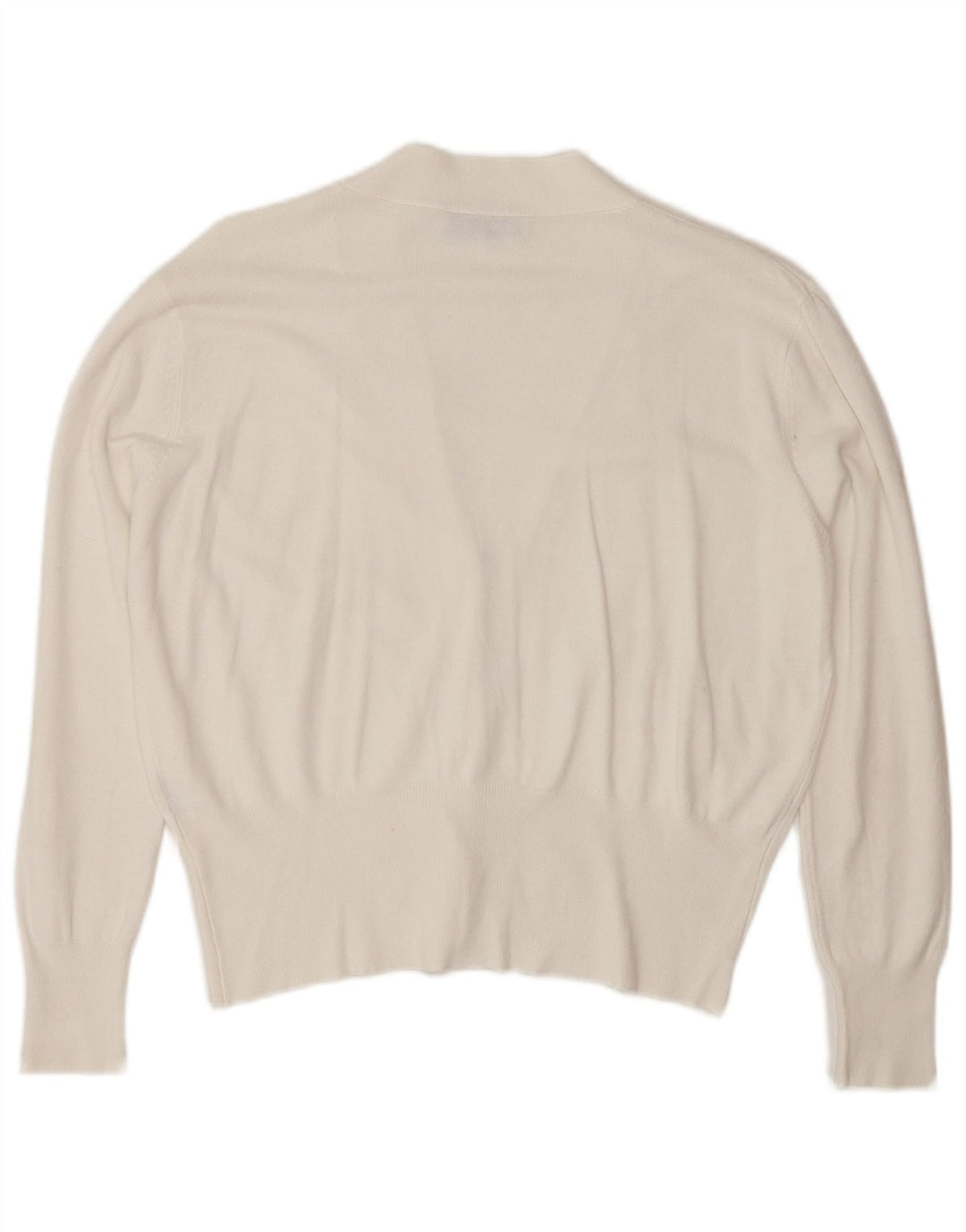 Maglione cardigan da donna Zara UK 14 bianco medio
