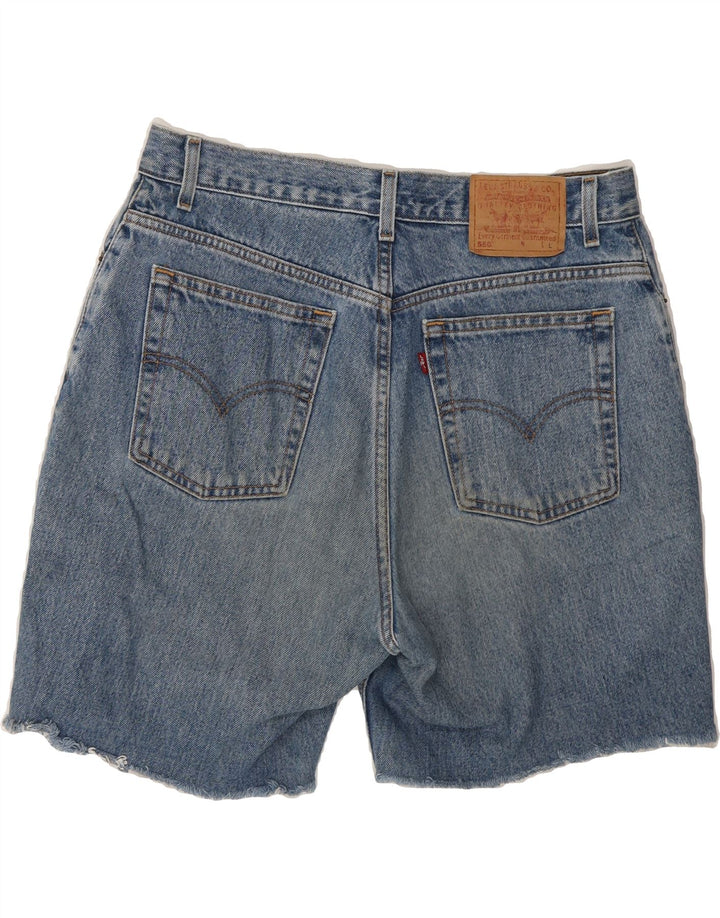 LEVI'S Mens 550 Denim Shorts W34 Large  Blue Vintage Levi's and Second-Hand Levi's from Messina Hembry 