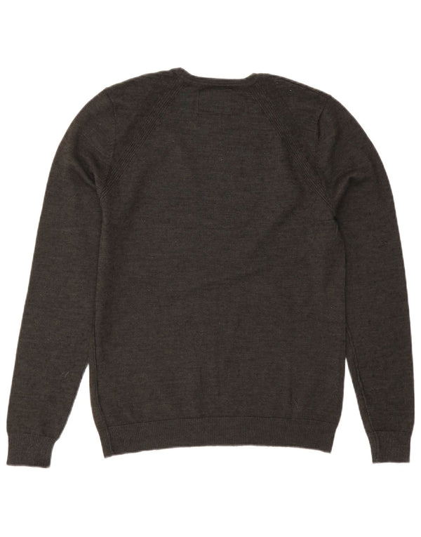 Maglione maglione girocollo da donna Guess UK 12 Lana verde medio