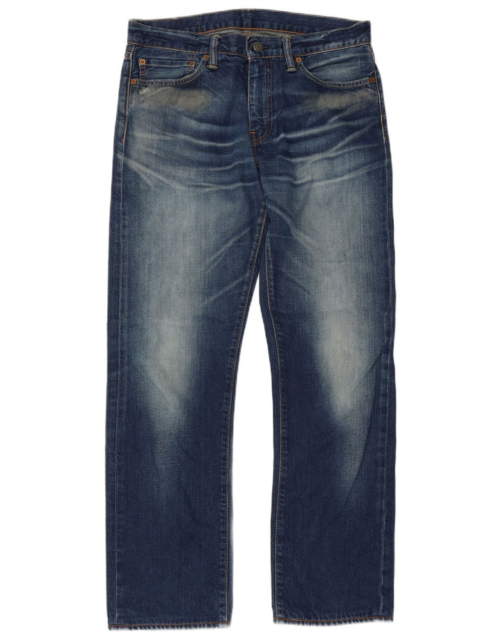 Levi's Uomo 504 Jeans dritti W31 L34 Cotone Blu