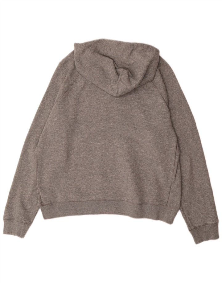 Felpa con cappuccio grafica da uomo Nike Large in cotone grigio