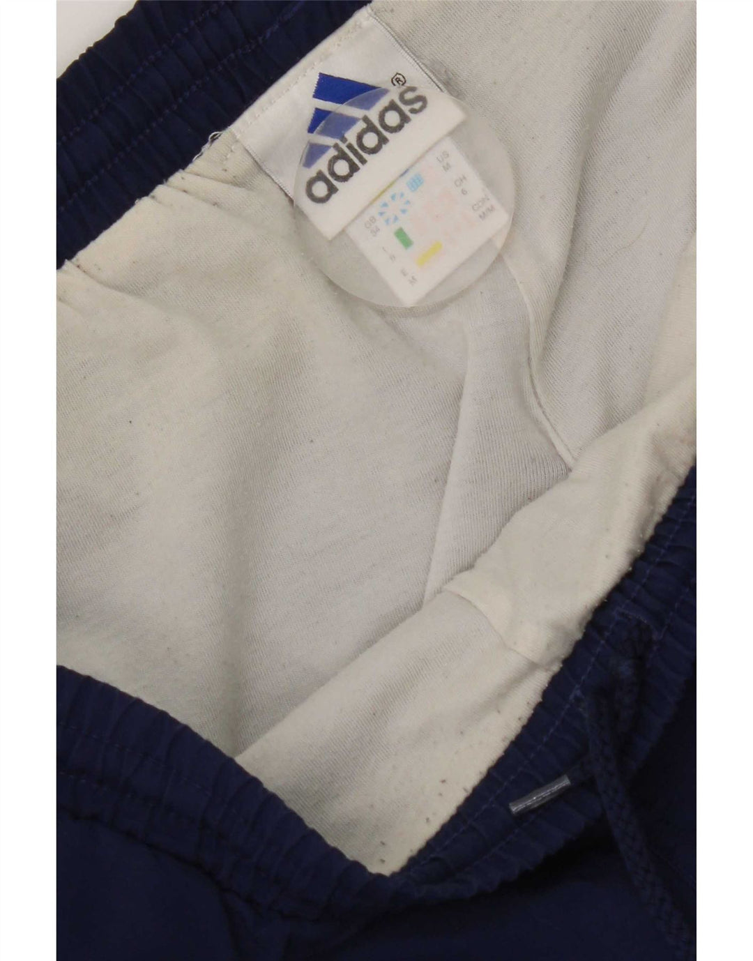 Pantaloni da tuta da uomo Adidas XL poliestere blu navy