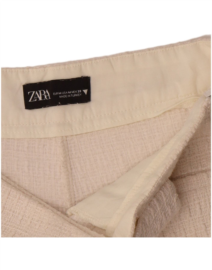 Pantaloncini casual da donna Zara medi W28 bianchi