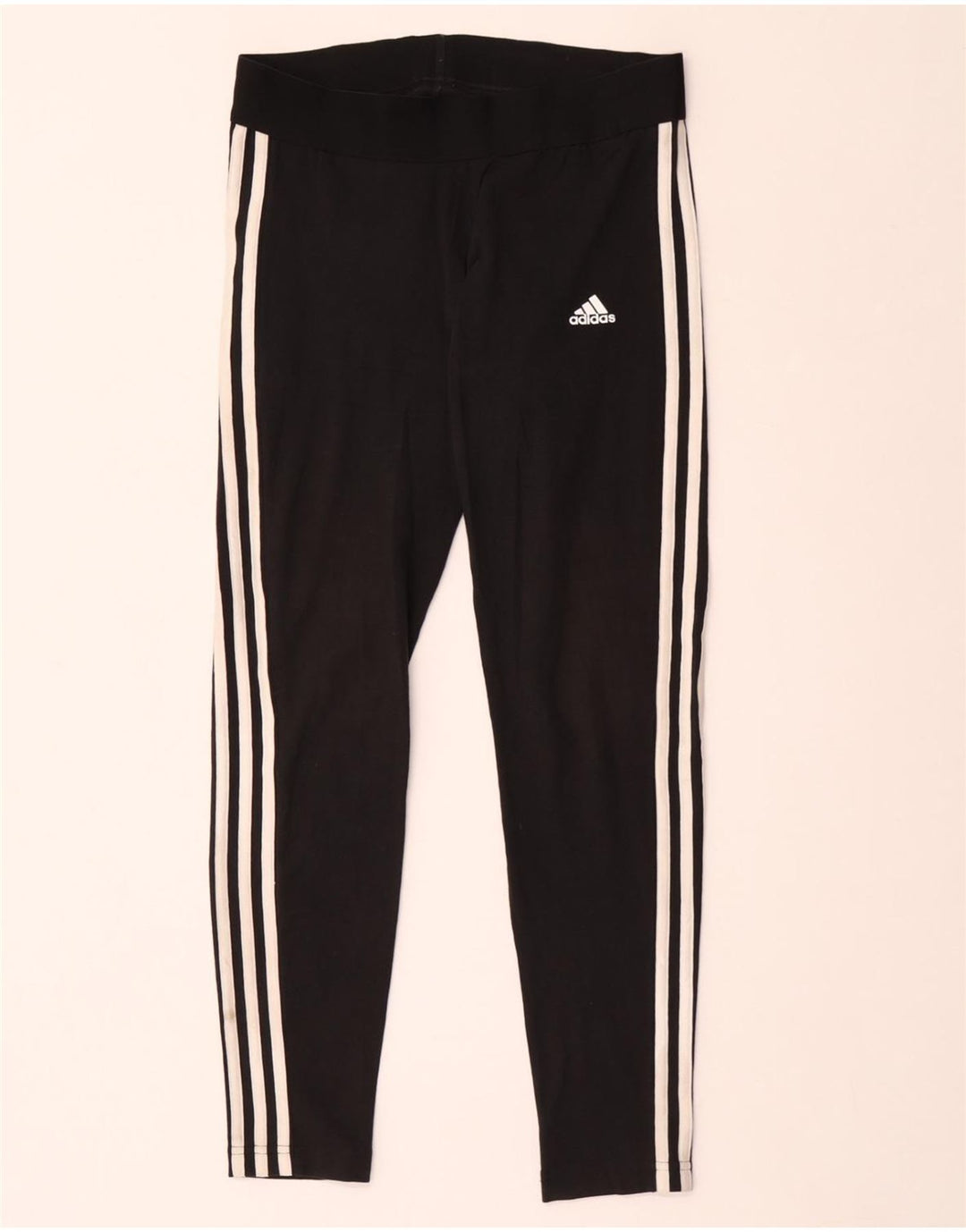 Leggings ADIDAS da donna UK 12/14 Media Nero Cotone