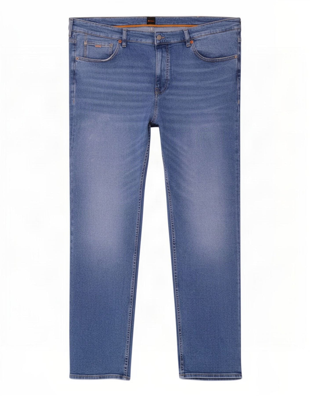 Jeans dritti da uomo Hugo Boss W44 L32 cotone blu
