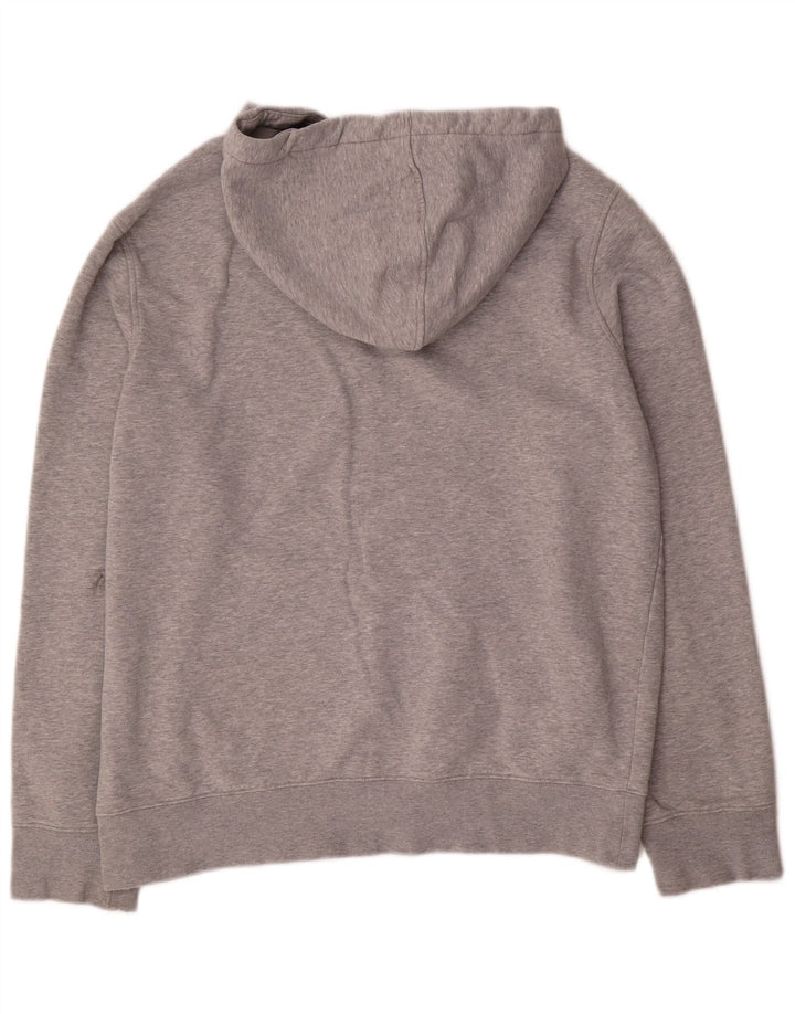 Maglione con cappuccio grafico da uomo Canterbury grande in cotone grigio