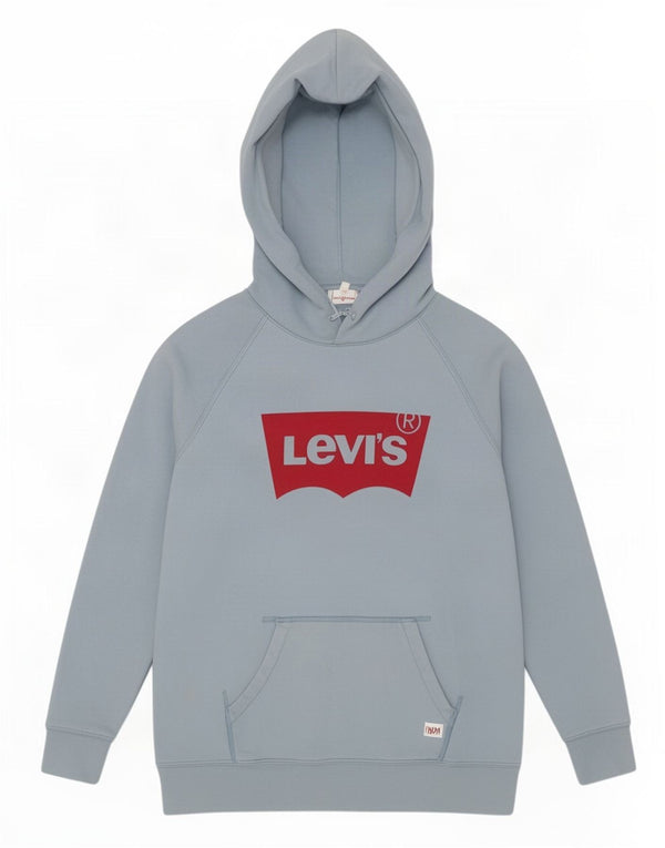 Maglione con cappuccio grafico da uomo Levi's XS blu