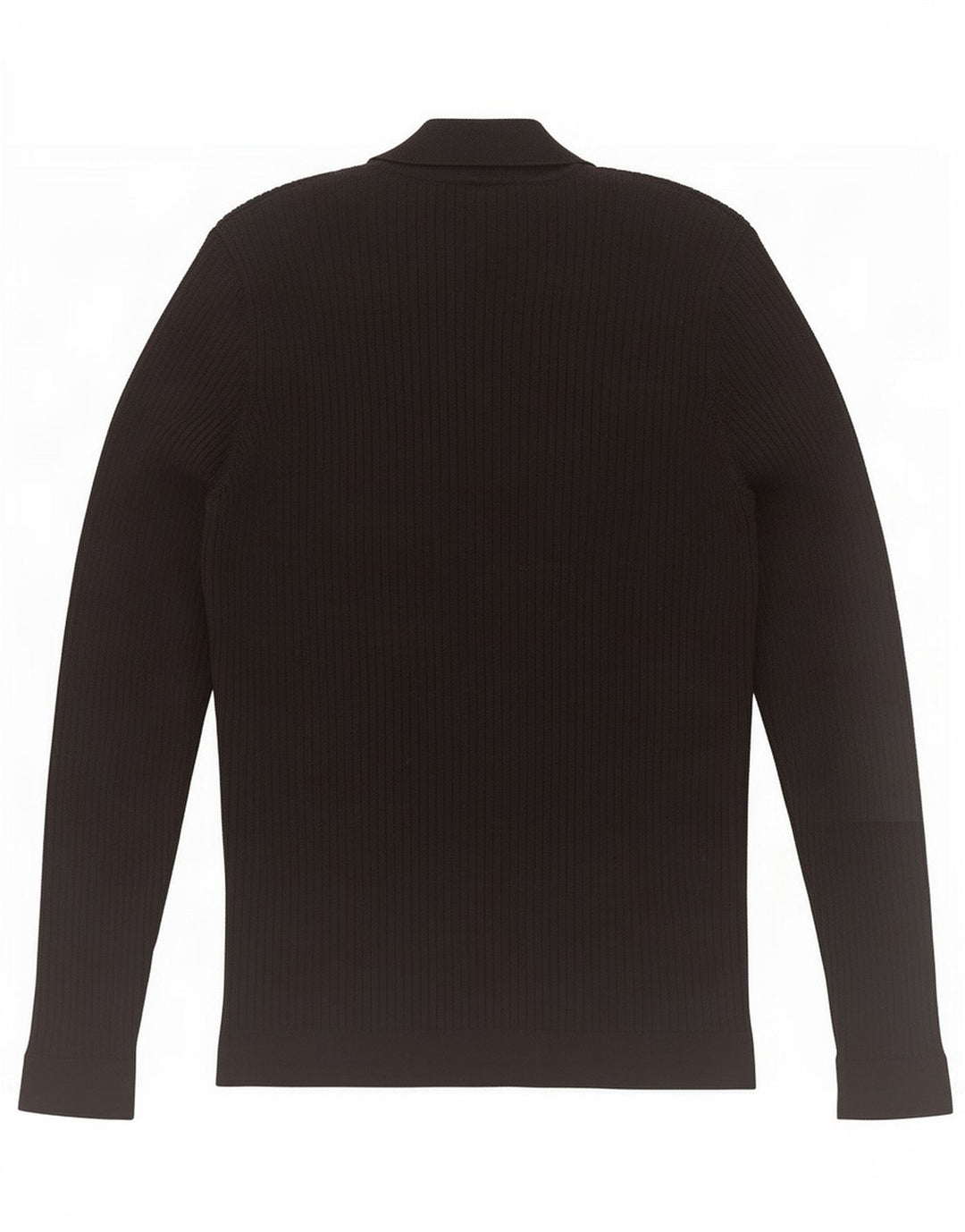 Maglione Zara da uomo con collo alto e viscosa nera media