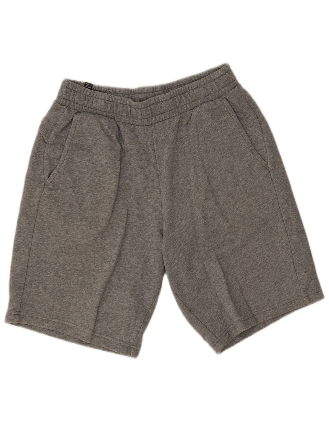 Pantaloncini sportivi da uomo Puma in cotone grigio medio