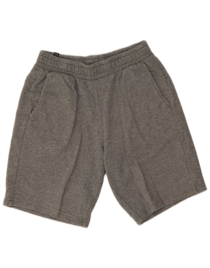 Pantaloncini sportivi da uomo Puma in cotone grigio medio