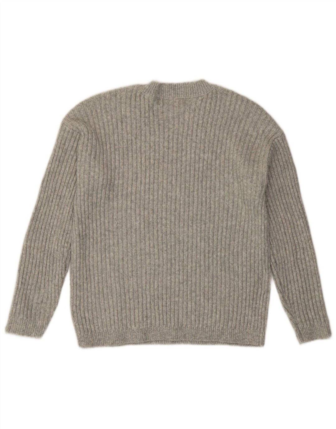 Maglione maglione girocollo da donna Marks & Spencer girocollo UK 10 piccolo grigio