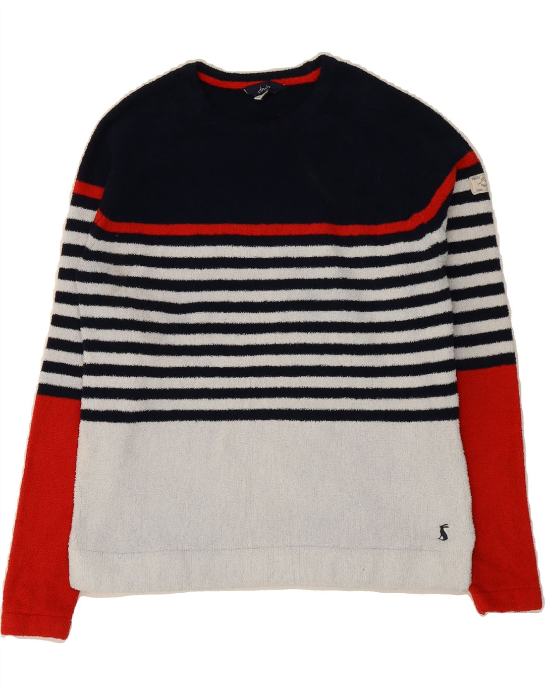 JOULES Womens Fleece Jumper UK 8 Small Multicoloured Colourblock Polyester Vintage Joules and Second-Hand Joules from Messina Hembry 
