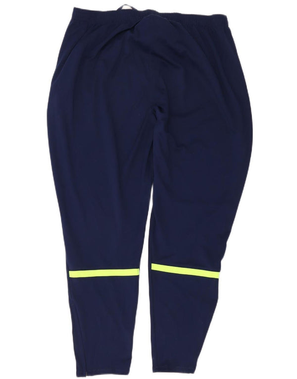 Pantaloni da tuta Nike Dri Fit da donna UK 18 XL Blu navy Colourblock