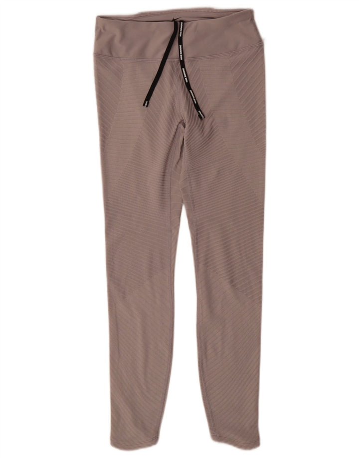 Leggings Nike Dri Fit da donna UK 4 XS a righe grigie