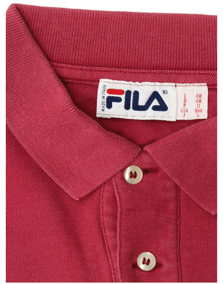 Polo da uomo Fila IT 48 rosa medio