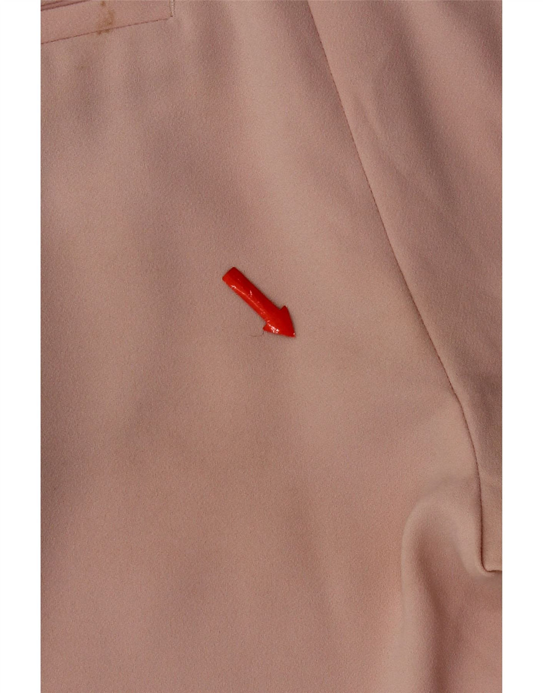 Pantaloni chino slim da donna Zara piccoli W27 L26 poliestere rosa