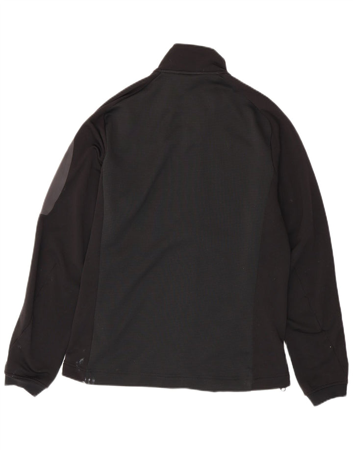 Giacca da tuta da uomo Adidas UK 40/42 Medium Nero Poliestere