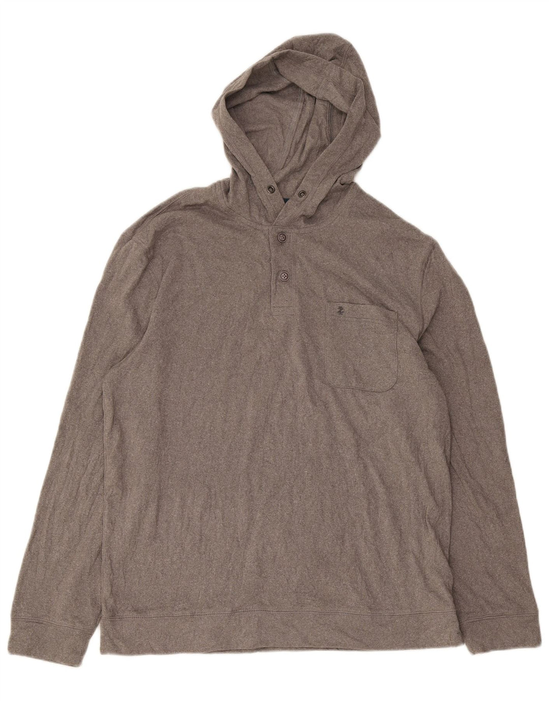 Maglione con cappuccio da uomo IZOD Salt Water, grande poliestere grigio
