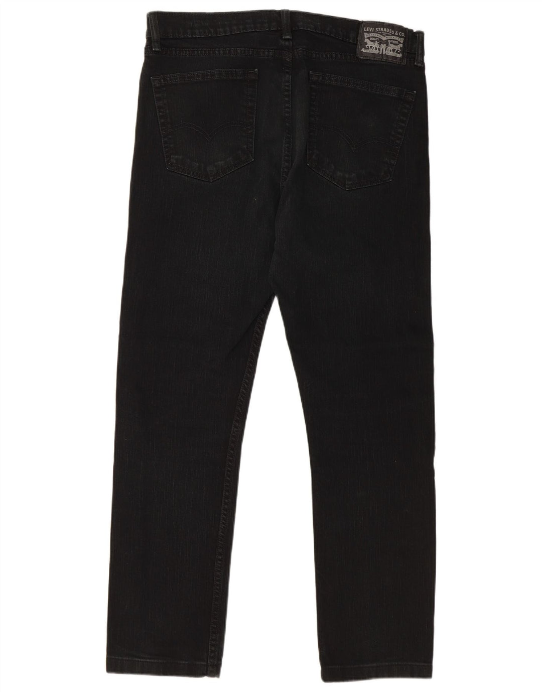 Jeans dritti da uomo LEVI'S W36 L29 cotone nero
