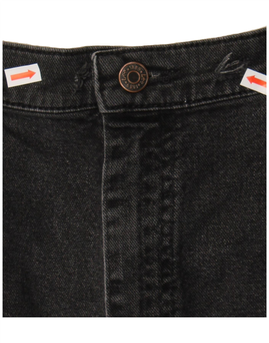LEE Womens Denim Shorts US 18 2XL W36  Black Cotton Vintage Lee and Second-Hand Lee from Messina Hembry 