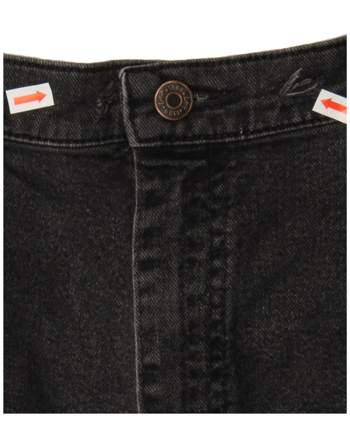 LEE Womens Denim Shorts US 18 2XL W36  Black Cotton Vintage Lee and Second-Hand Lee from Messina Hembry 
