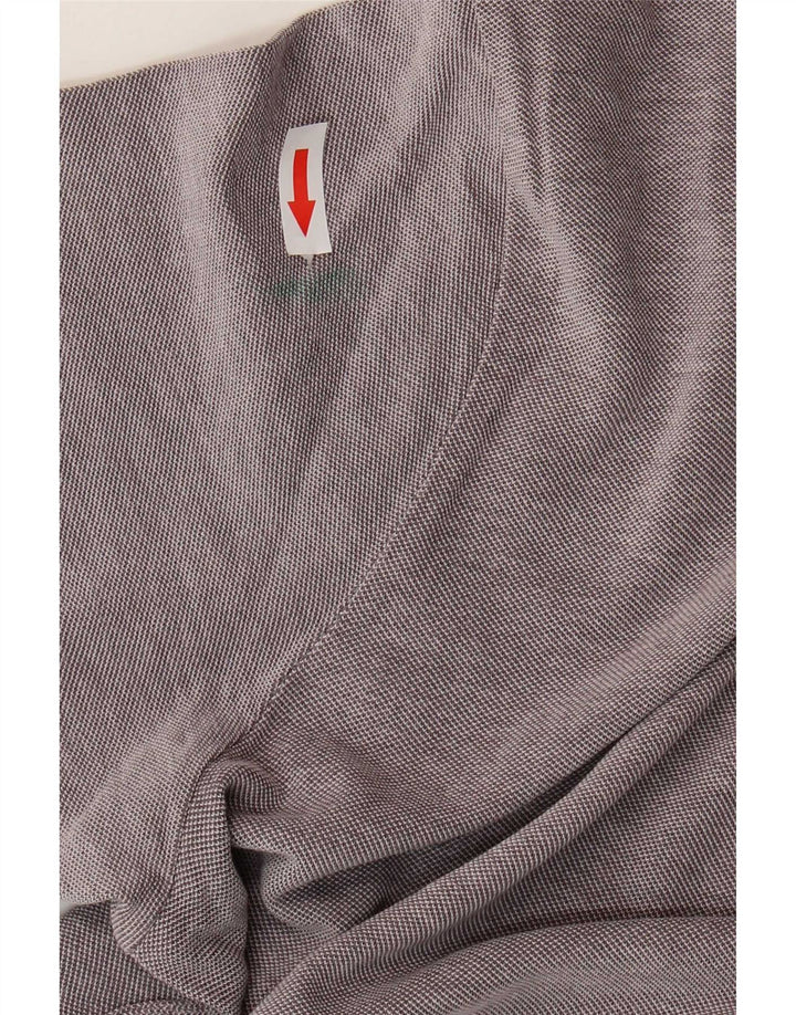 Polo da uomo Wrangler in cotone grigio medio