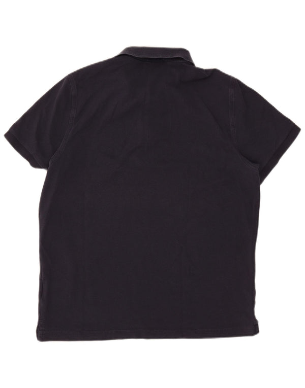 Polo Gant da uomo vestibilità regolare, taglia grande, in cotone blu navy