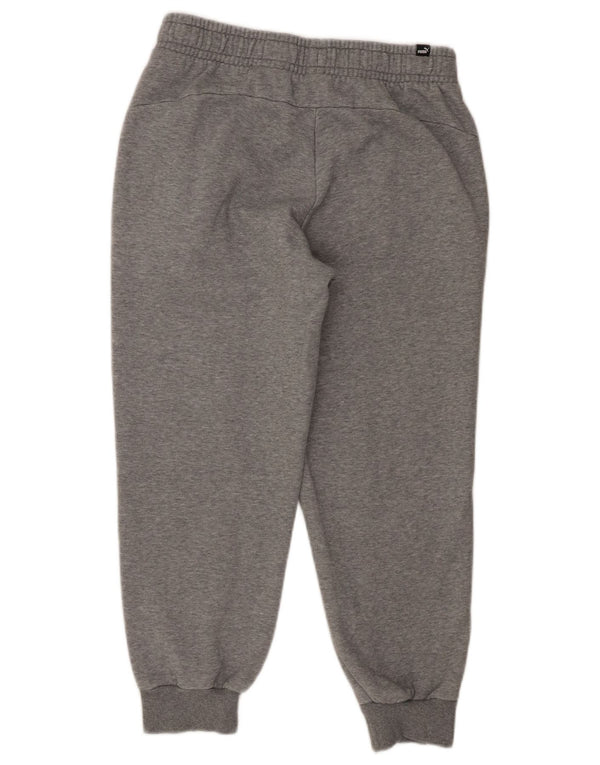 Pantaloni da tuta da uomo Puma Joggers in cotone chiazzato grigio medio