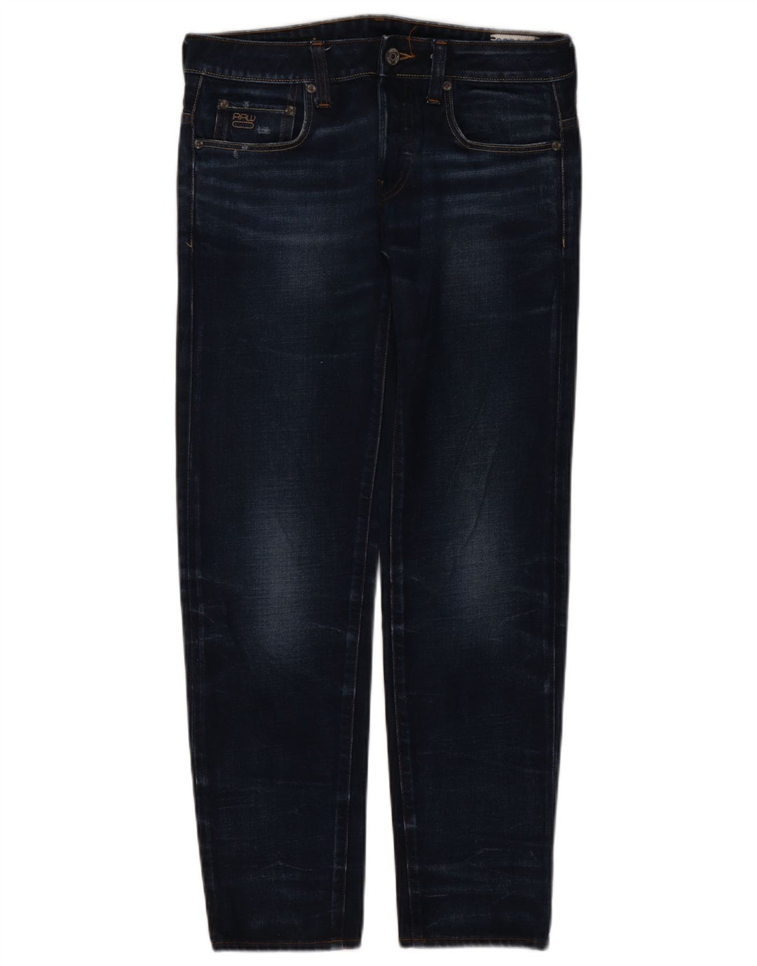 Jeans slim G-Star da donna 3301 W28 L30 cotone blu navy