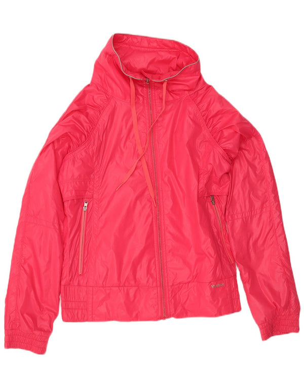 Giacca da tuta da donna REEBOK UK 14 poliestere rosa medio