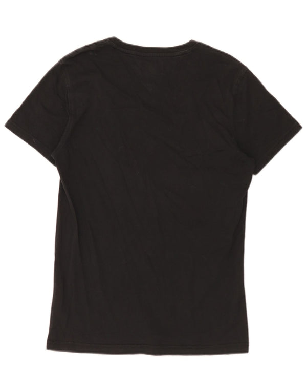 T-shirt da uomo Tommy Hilfiger Top piccola in cotone nero