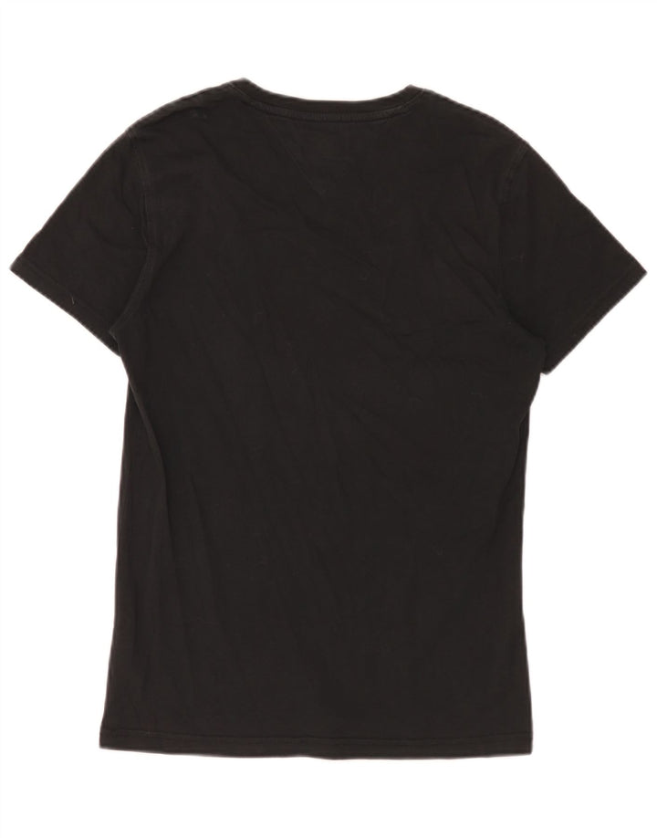 T-shirt da uomo Tommy Hilfiger Top piccola in cotone nero
