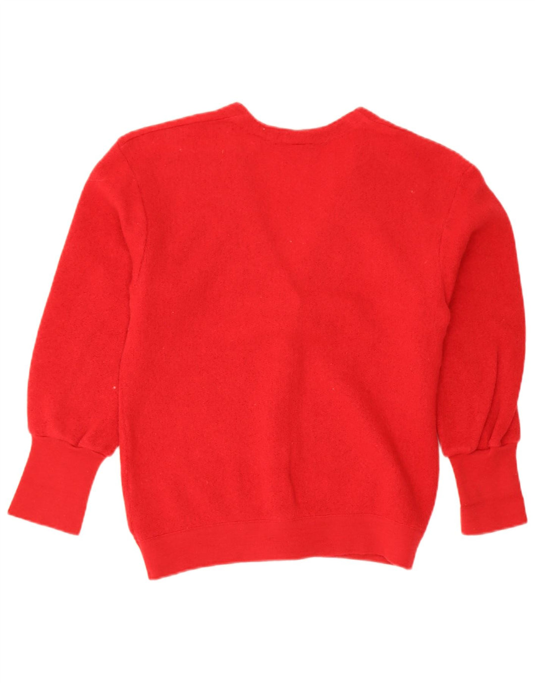 Maglione cardigan da donna Lacoste taglia 46 XL lana rossa