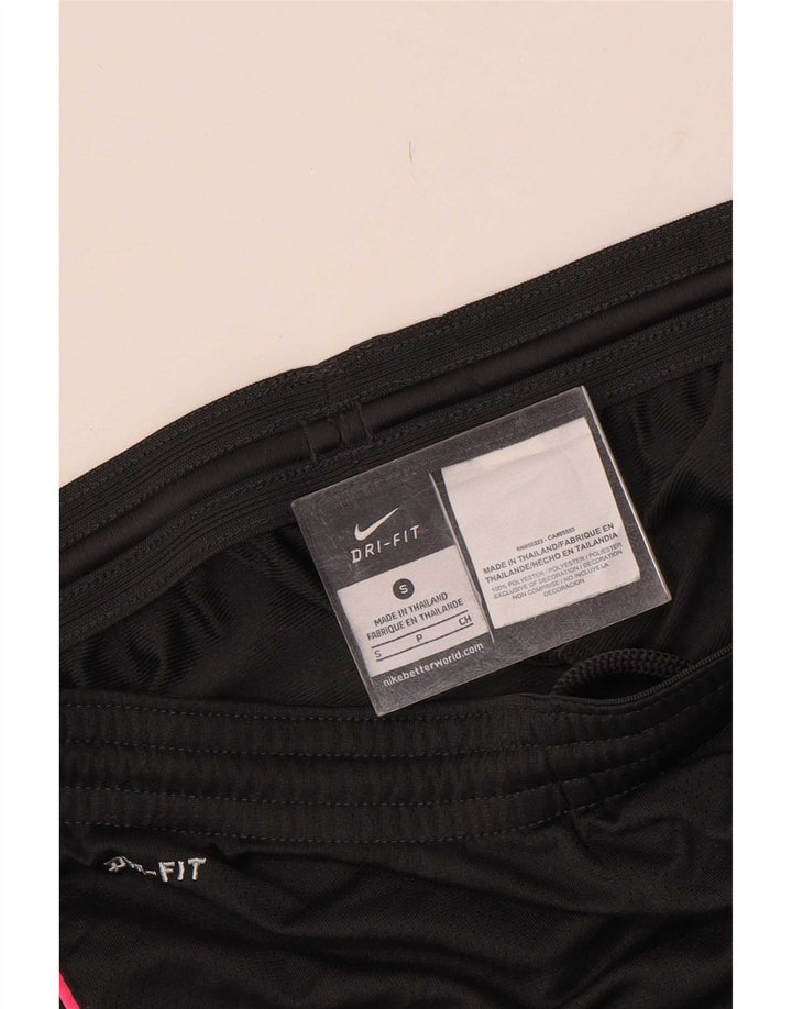 Pantaloncini sportivi Nike Dri Fit da donna UK 10 piccoli poliestere grigio