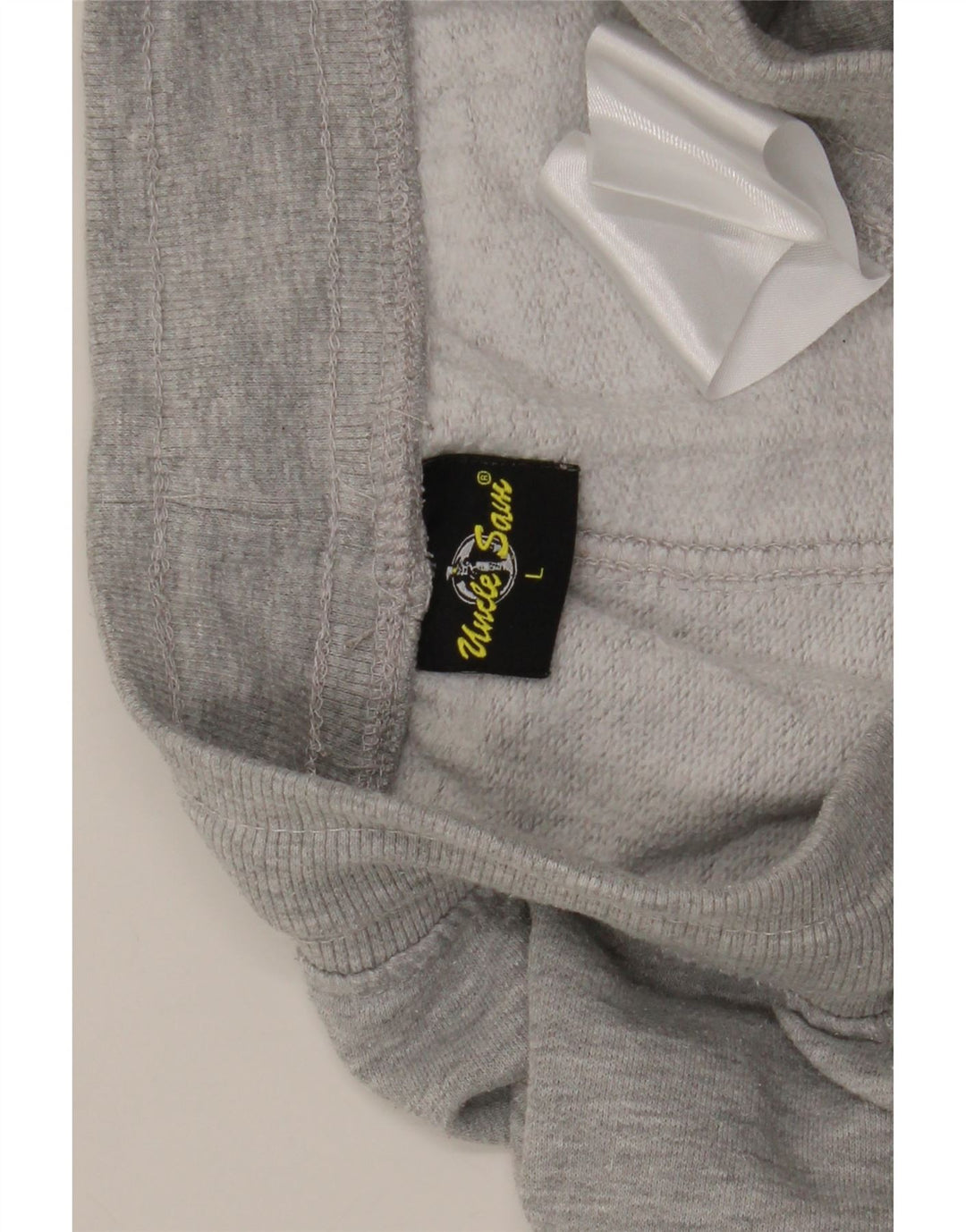 Pantaloni da tuta con grafica da uomo dello zio Sam, pantaloni da jogging, grandi, grigi screziati