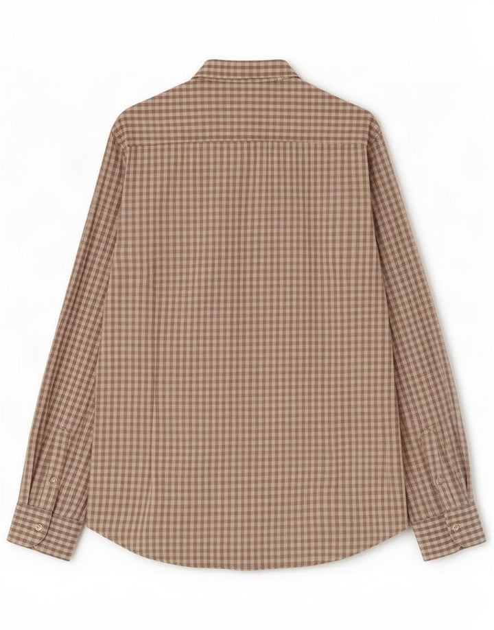 Massimo Dutti Camicia slim fit da uomo XL a quadretti grigi