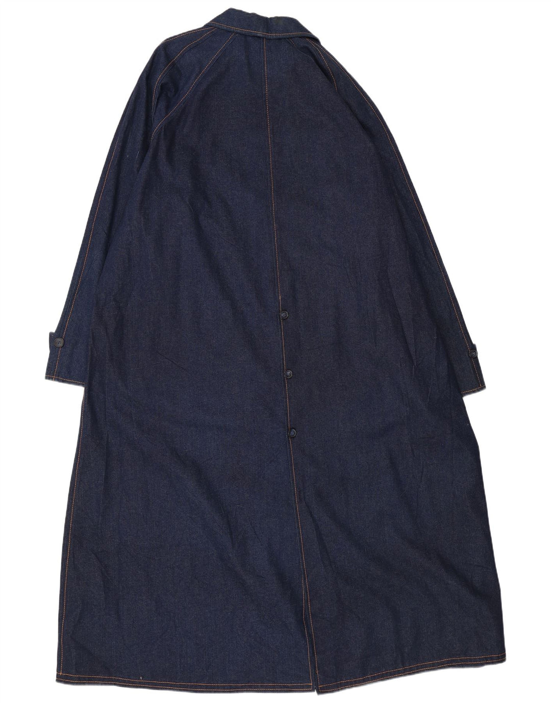 Cappotto in denim oversize da uomo VINTAGE UK 18 XL Blu navy