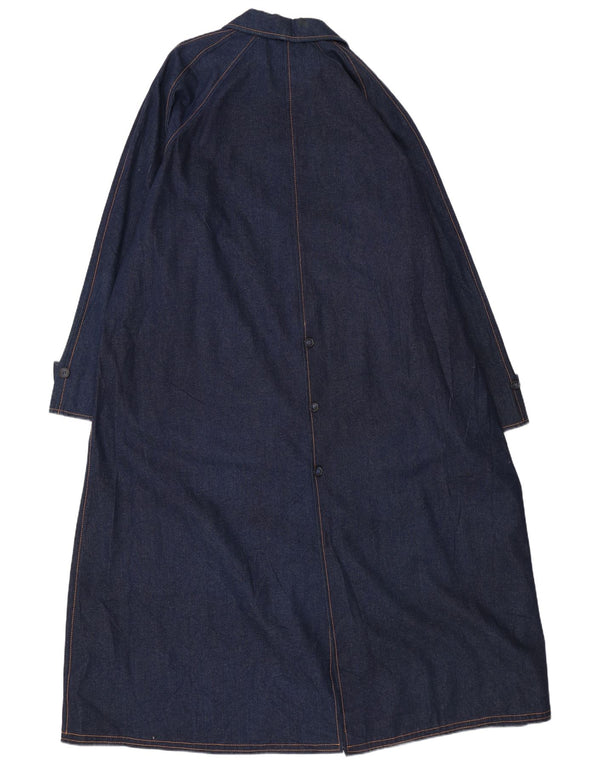 Cappotto in denim oversize da uomo VINTAGE UK 18 XL Blu navy