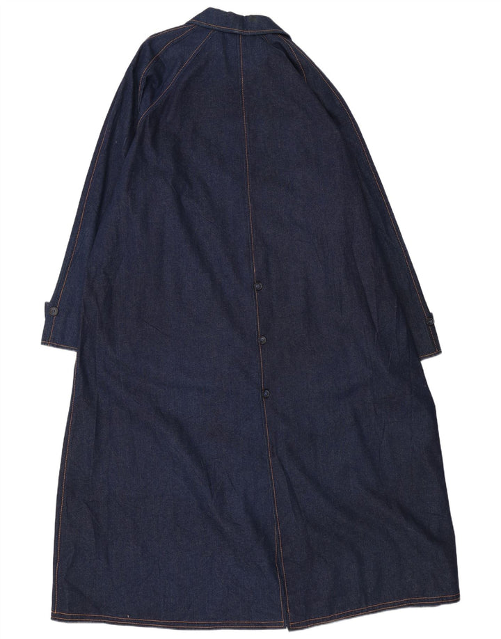 Cappotto in denim oversize da uomo VINTAGE UK 18 XL Blu navy