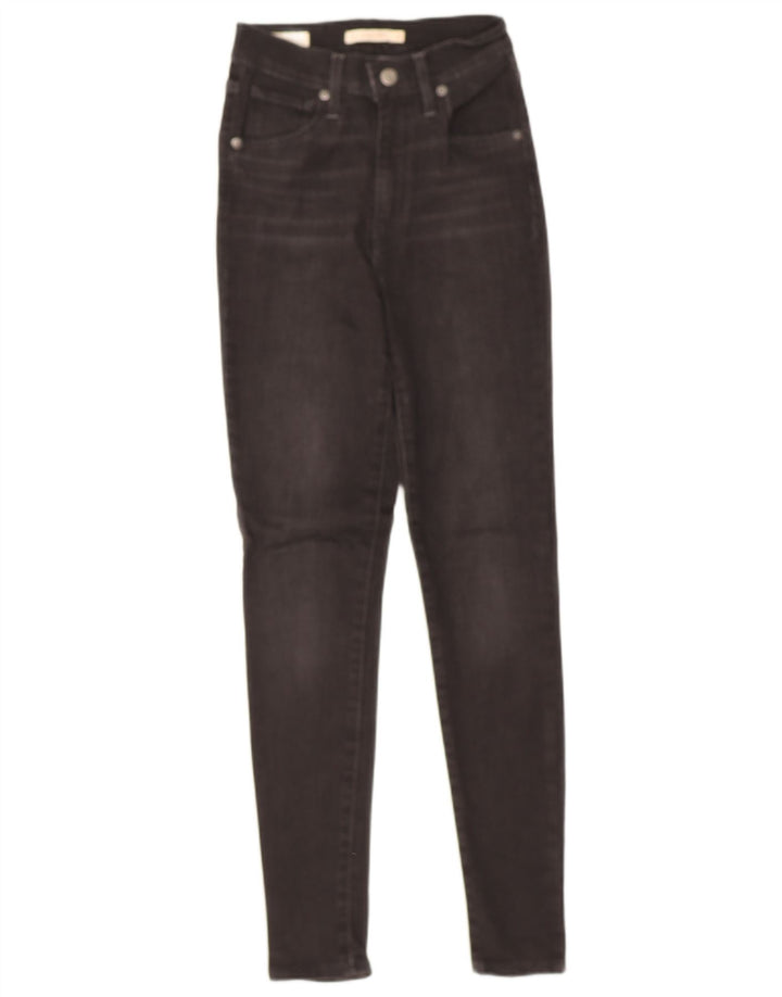Jeans super skinny da donna Levi's W25 L28 cotone grigio
